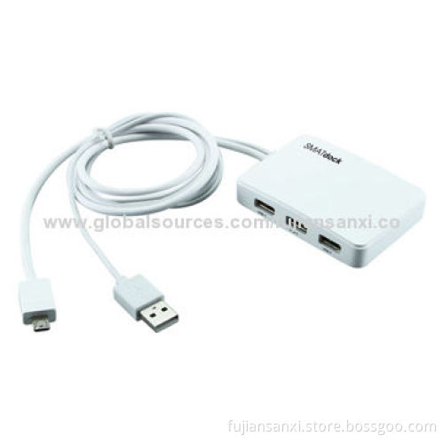 MHL Adapter, Plug-and-play Function, Sized 78.5*55*16.5mm
